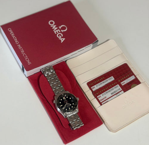 Omega Seamaster Diver 300M 36mm Black Dial Automatic 212.30.36.20.01.002 Papers